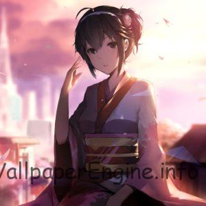 Sakura Falling (customizable backgrou