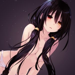Anime Girl Long Hair - Snow