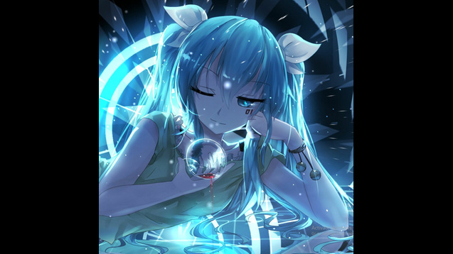 Живые обои Hatsune Miku (Fantasy) - Wallpaper Engine