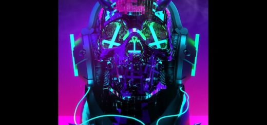 Audio responsive Cyberpunk Skull