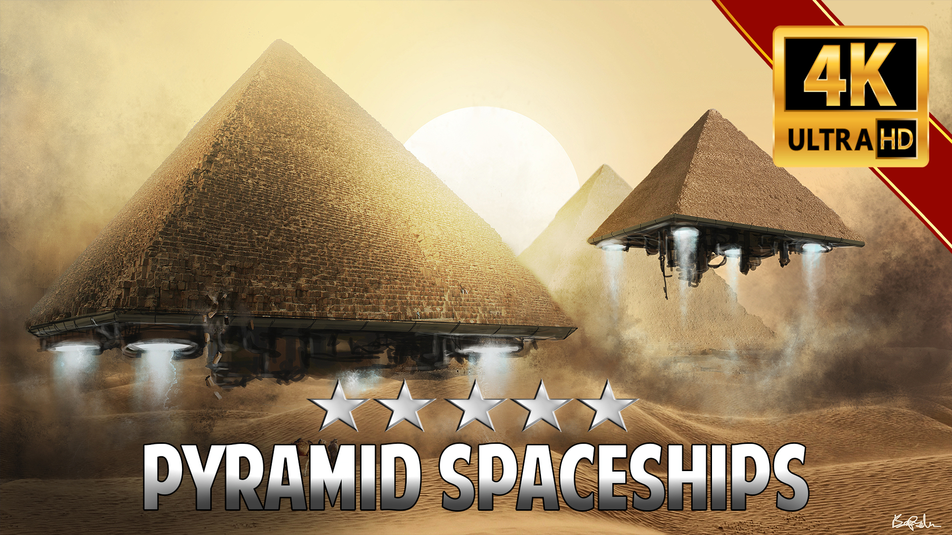 Pyramid Spaceships - [4K]
